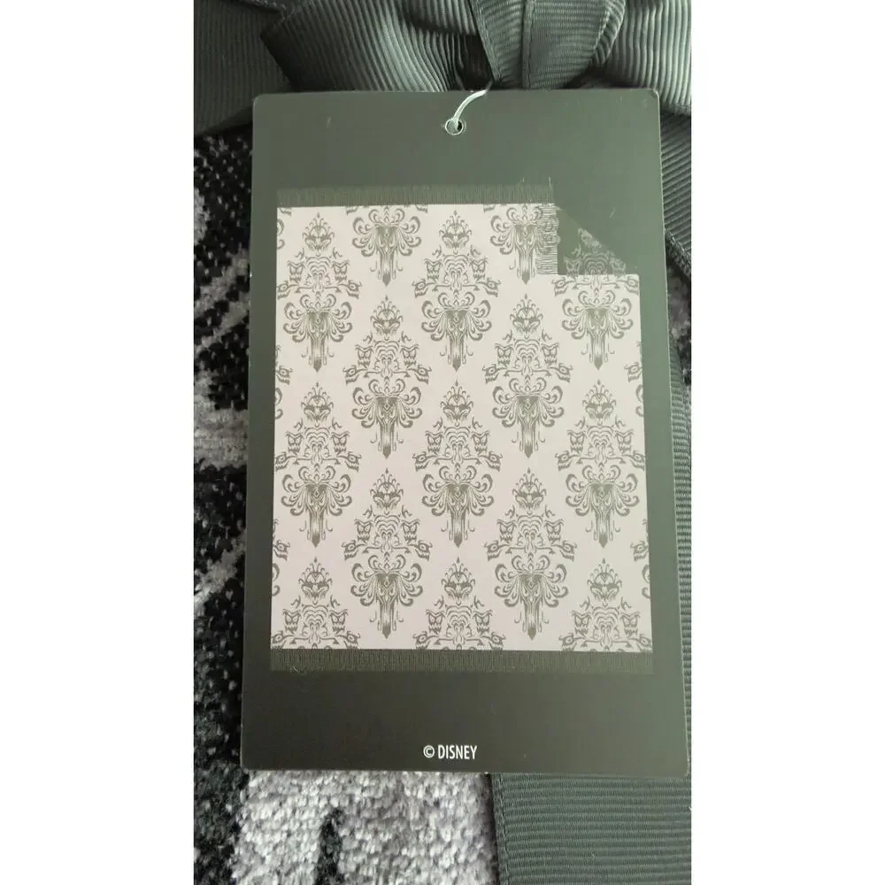 Disney Haunted Mansion Wallpaper Chenille Throw Blanket 50x60 NEW